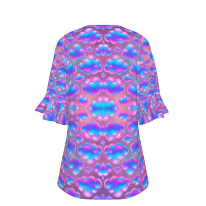 Women's T-shirt With Bell Sleeve