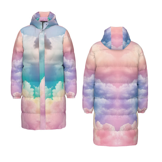 Unisex Long Down Jacket