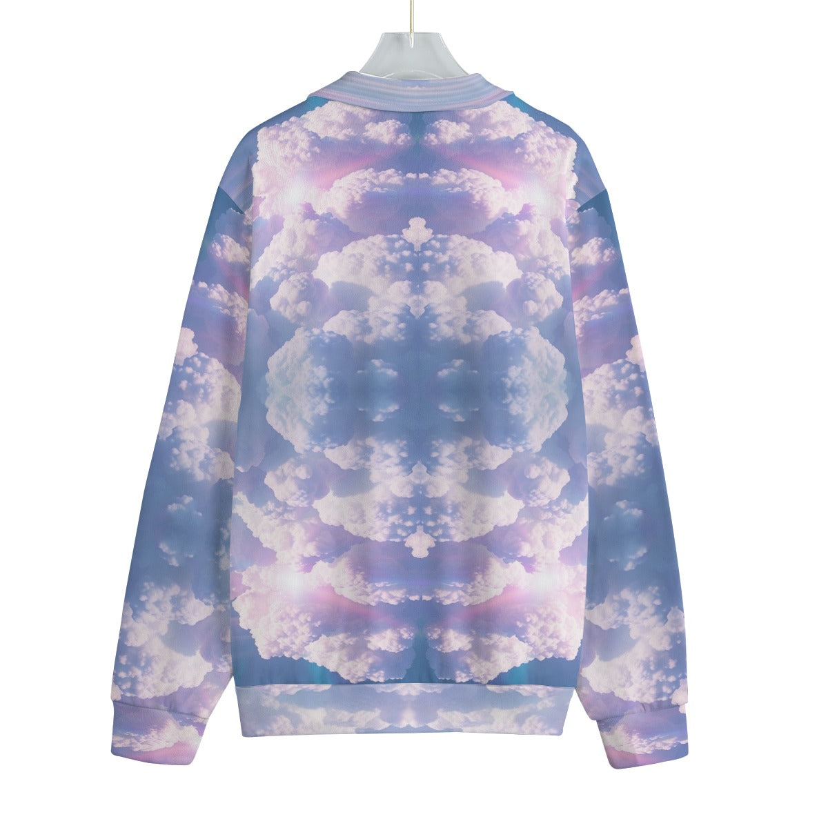 Unisex Stand-up Collar Knitted Fleece Outwear