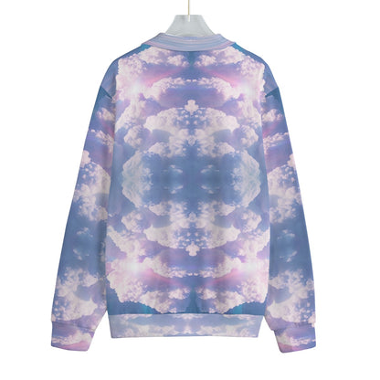 Unisex Stand-up Collar Knitted Fleece Outwear