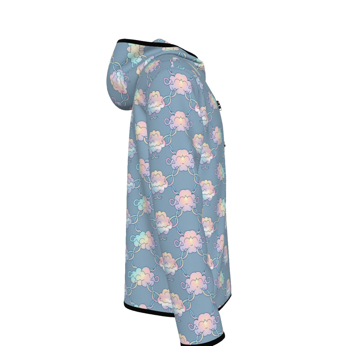 Men's Stylish Hoodie with Thumb Hole Design - view 3