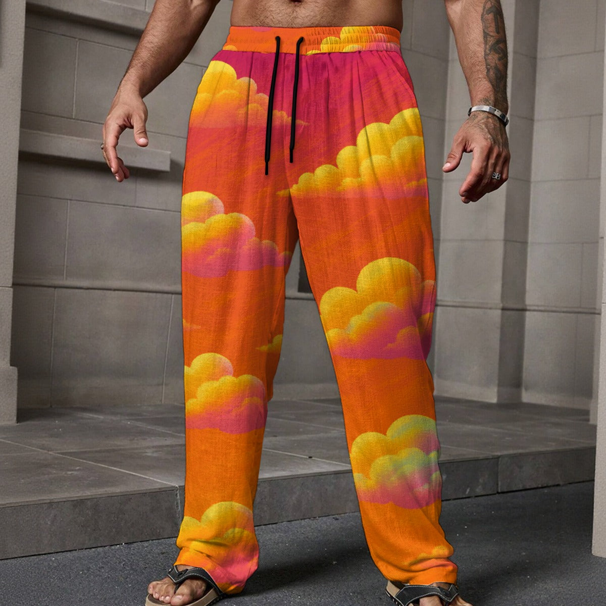 Men's Loose Casual Pants With Pocket