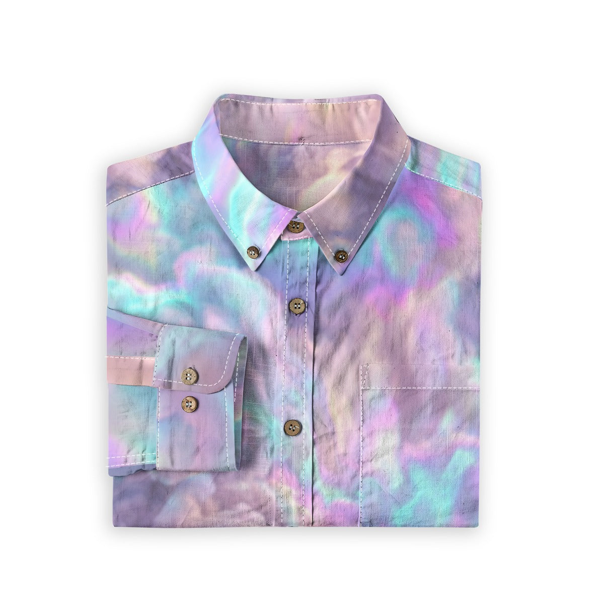 Men's Casual Lapel Long Sleeve Shirt|125GSM Cotton