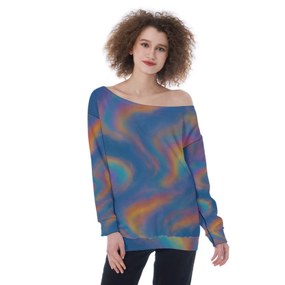 Women's Off-Shoulder Sweatshirt