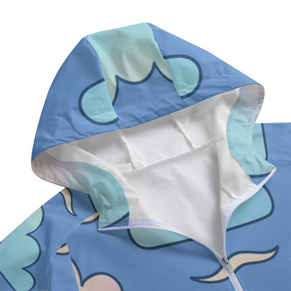 Unisex Windbreaker Long Jacket