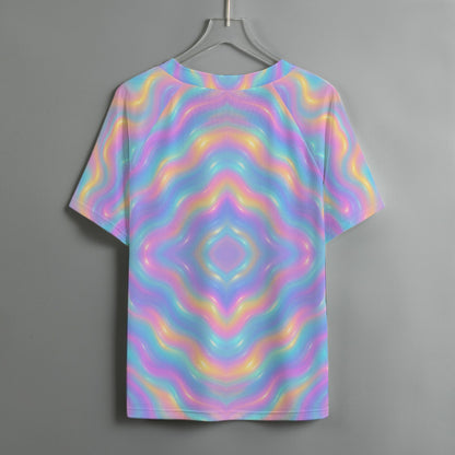 Women's V-neck T-shirt With Short Sleeve