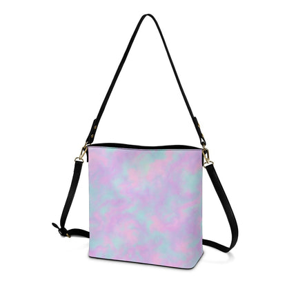 Unisex Minimalist Square Crossbody Bucket Bag