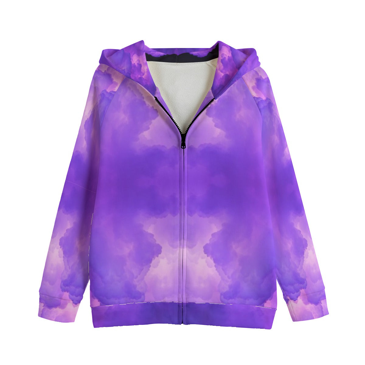 Unisex Kid's Zip Up Raglan Sleeve Hoodie | 310GSM Cotton