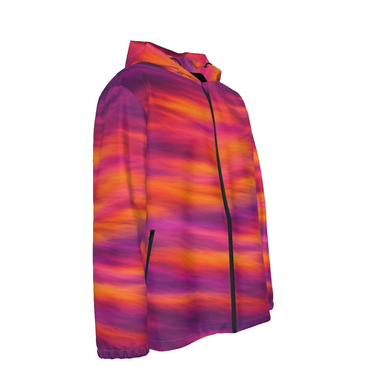 Men's Hooded Zipper Windproof Jacket