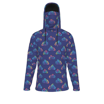 Men's Pullover Hoodie With Mask - view 1