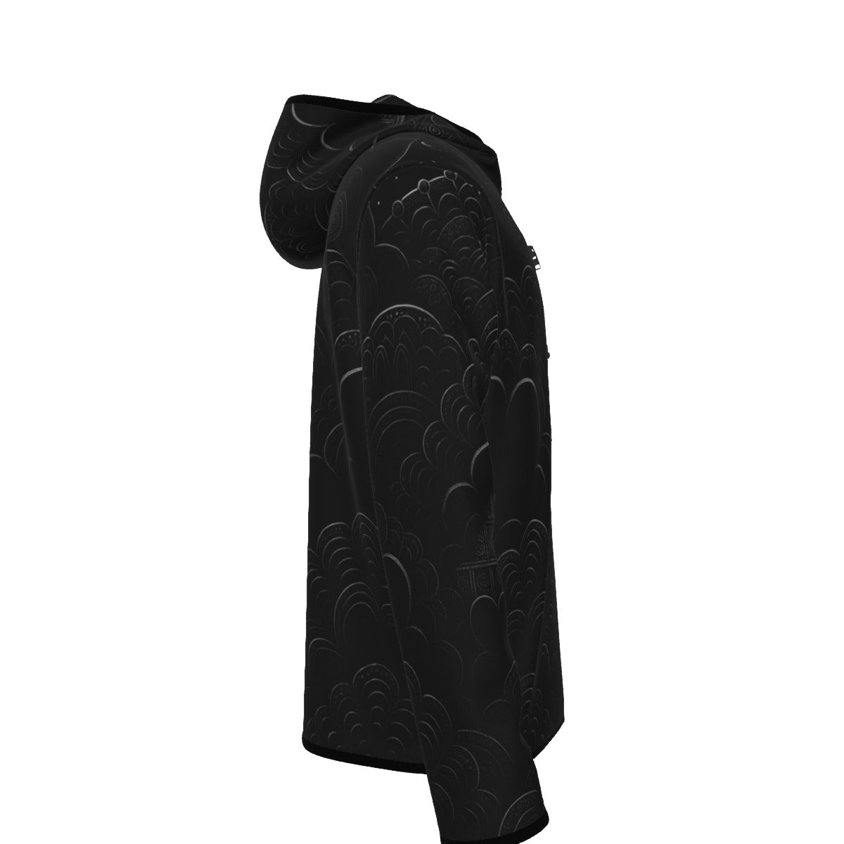 Men's Stylish Hoodie with Thumb Hole Design - view 3