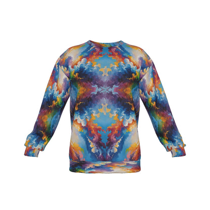 Men's Drop Shoulder Round Neck Long-Sleeved Sweatshirt