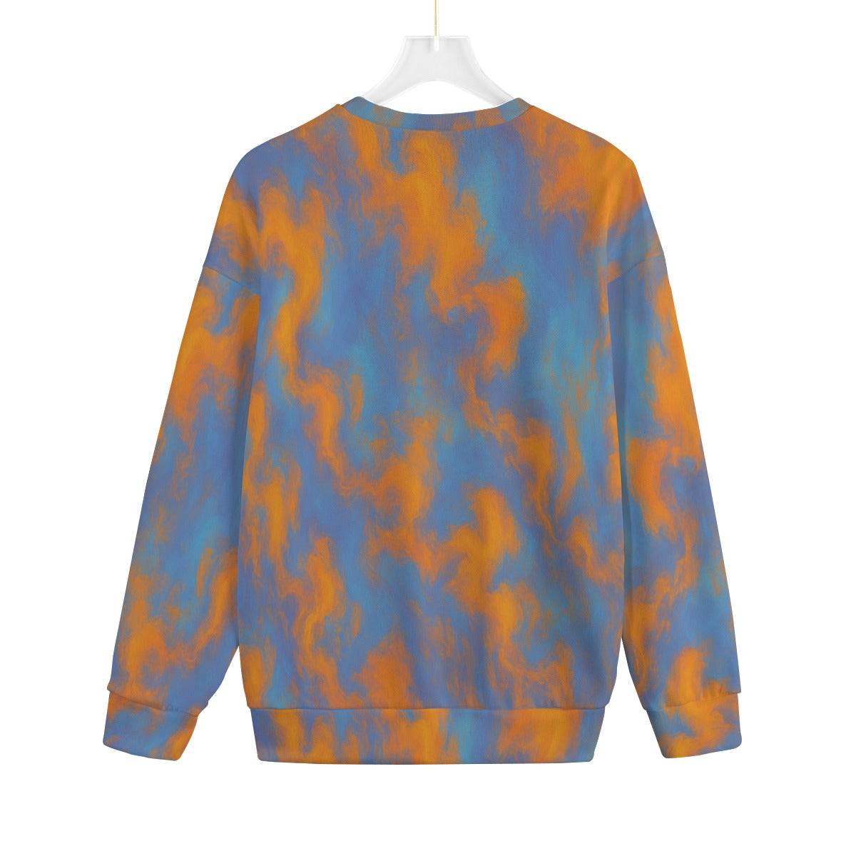 Unisex Drop-shoulder Knitted Fleece Sweater - view 2