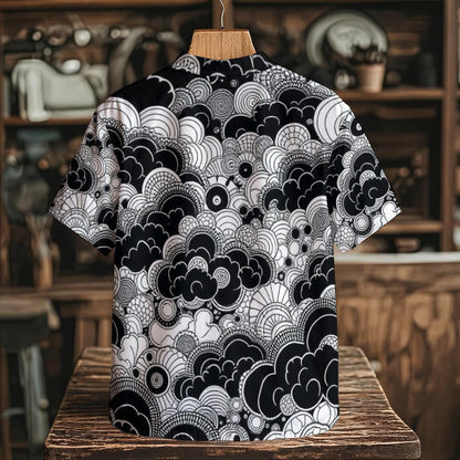 Men's Henley Shirt With Chest Pocket