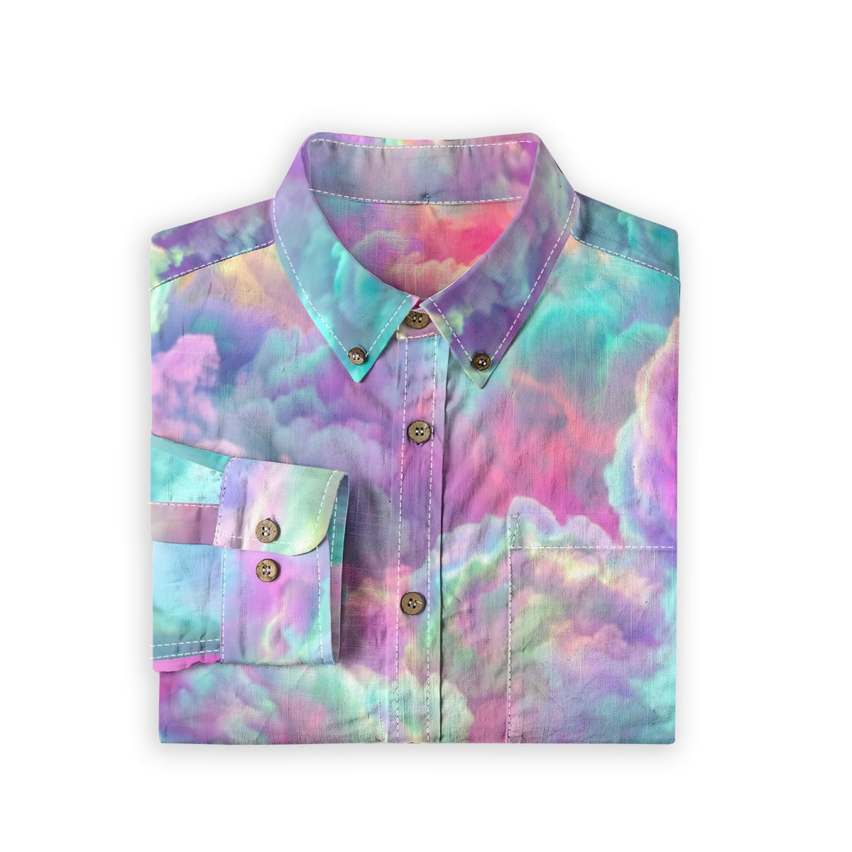 Men's Casual Lapel Long Sleeve Shirt|125GSM Cotton