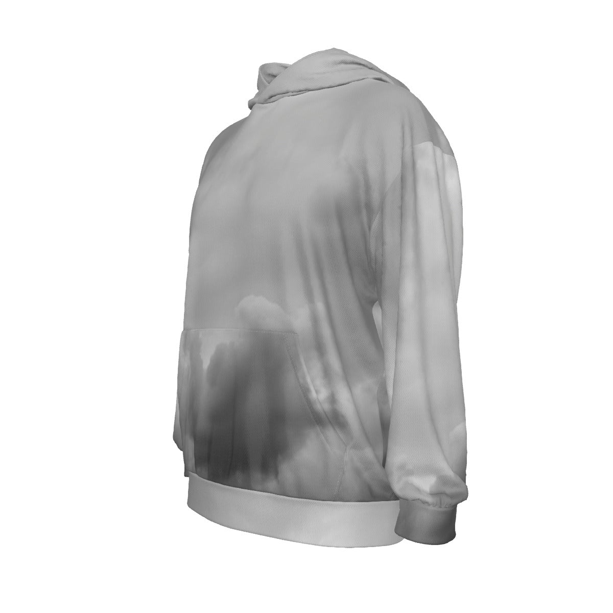 Men's Drop Shoulder Patch Pocket Hoodie