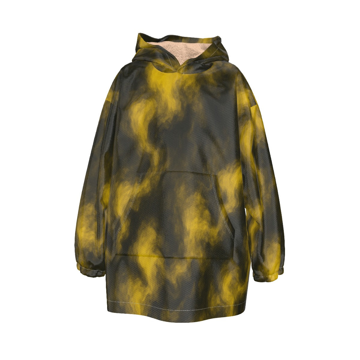 Unisex Kid's Sherpa Fleece Hoodie Blanket