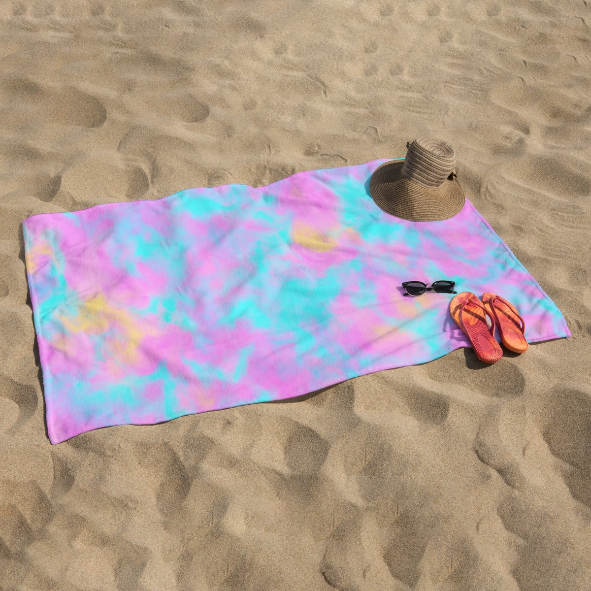 Unisex Adult Beach towel Vertical Style For the USA|320GSM