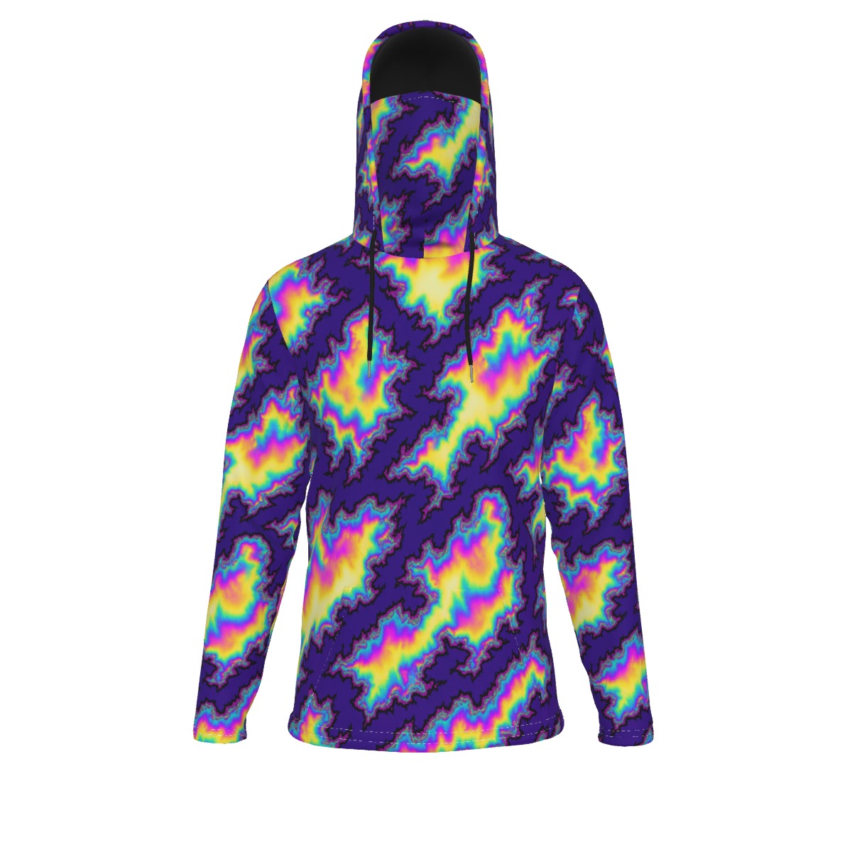 Men's Pullover Hoodie With Mask - view 1