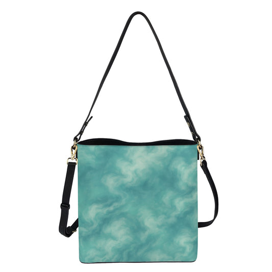 Unisex Minimalist Square Crossbody Bucket Bag