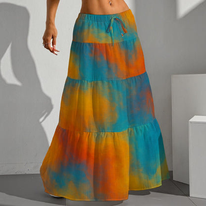 Women's Pleated Long Skirt