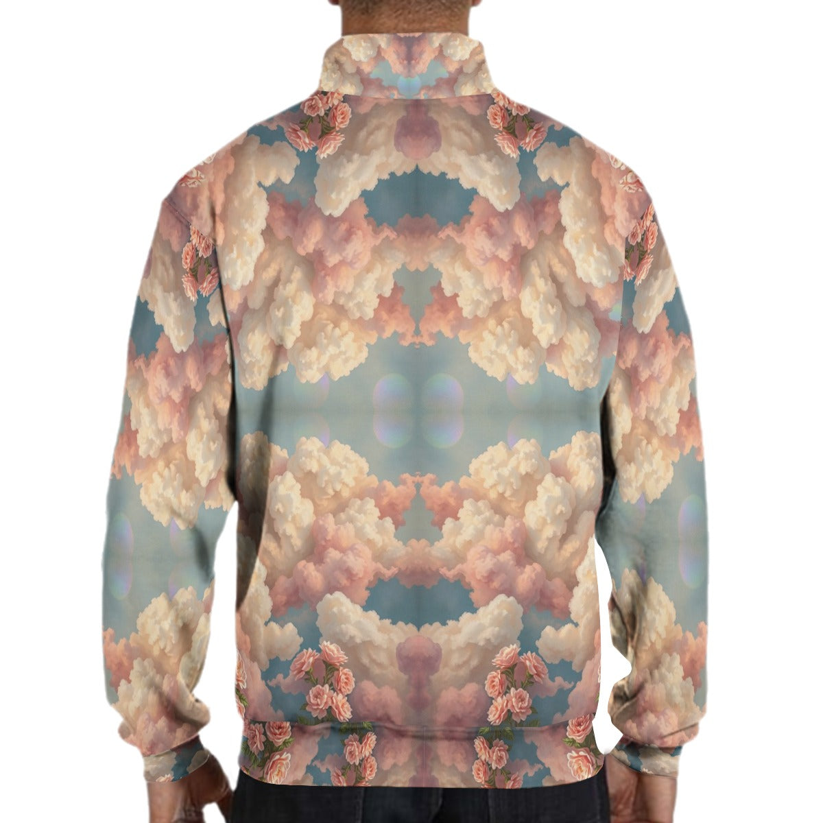 Men's Hidden Half-Zip Placket Hoodie