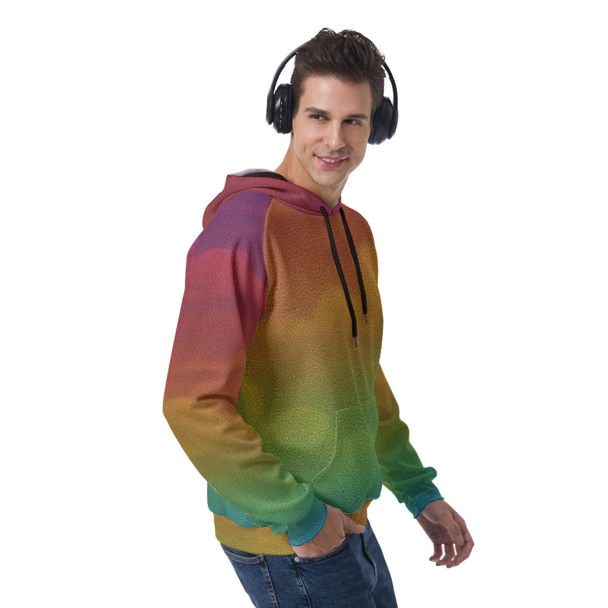 Men's Raglan Pullover Hoodie