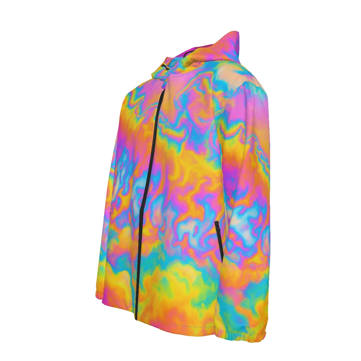 Men's Hooded Zipper Windproof Jacket