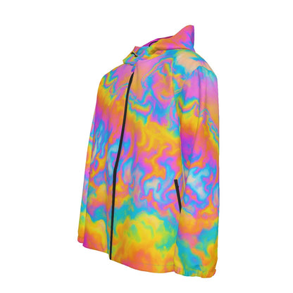 Men's Hooded Zipper Windproof Jacket