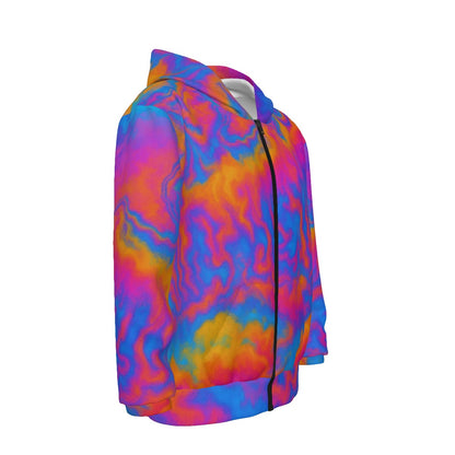 Unisex Kid's Heavy Fleece Zip Up Hoodie