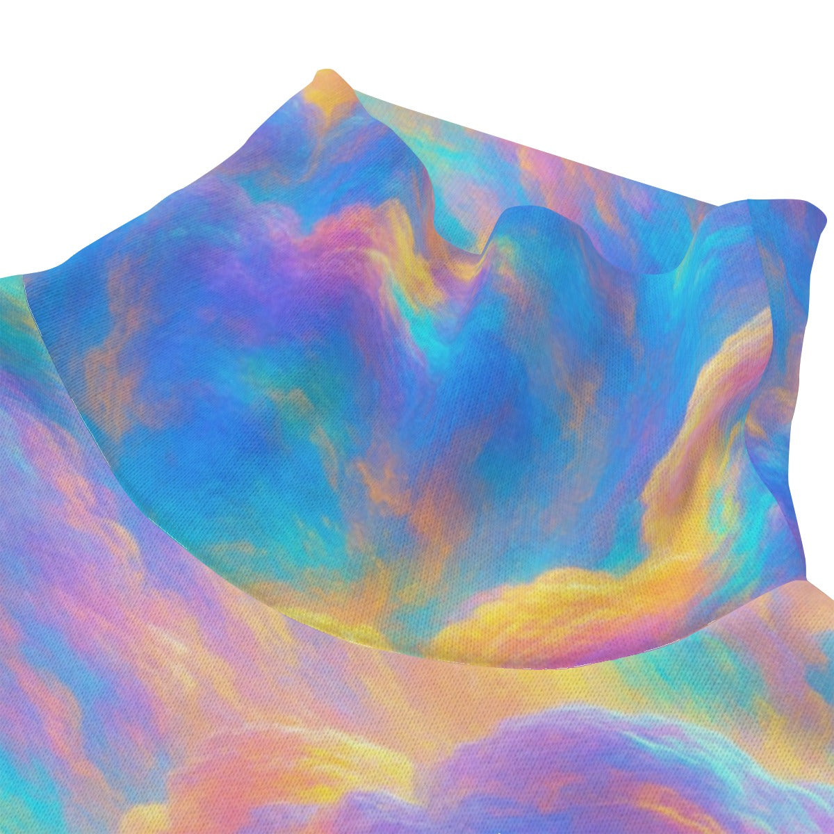 Unisex Turtleneck Knitted Fleece Sweater