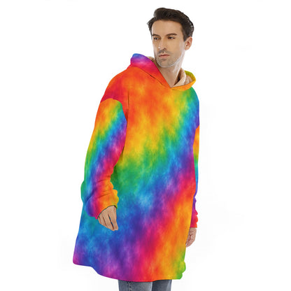 Unisex Sherpa-Fleece Hoodie Blanket - view 2