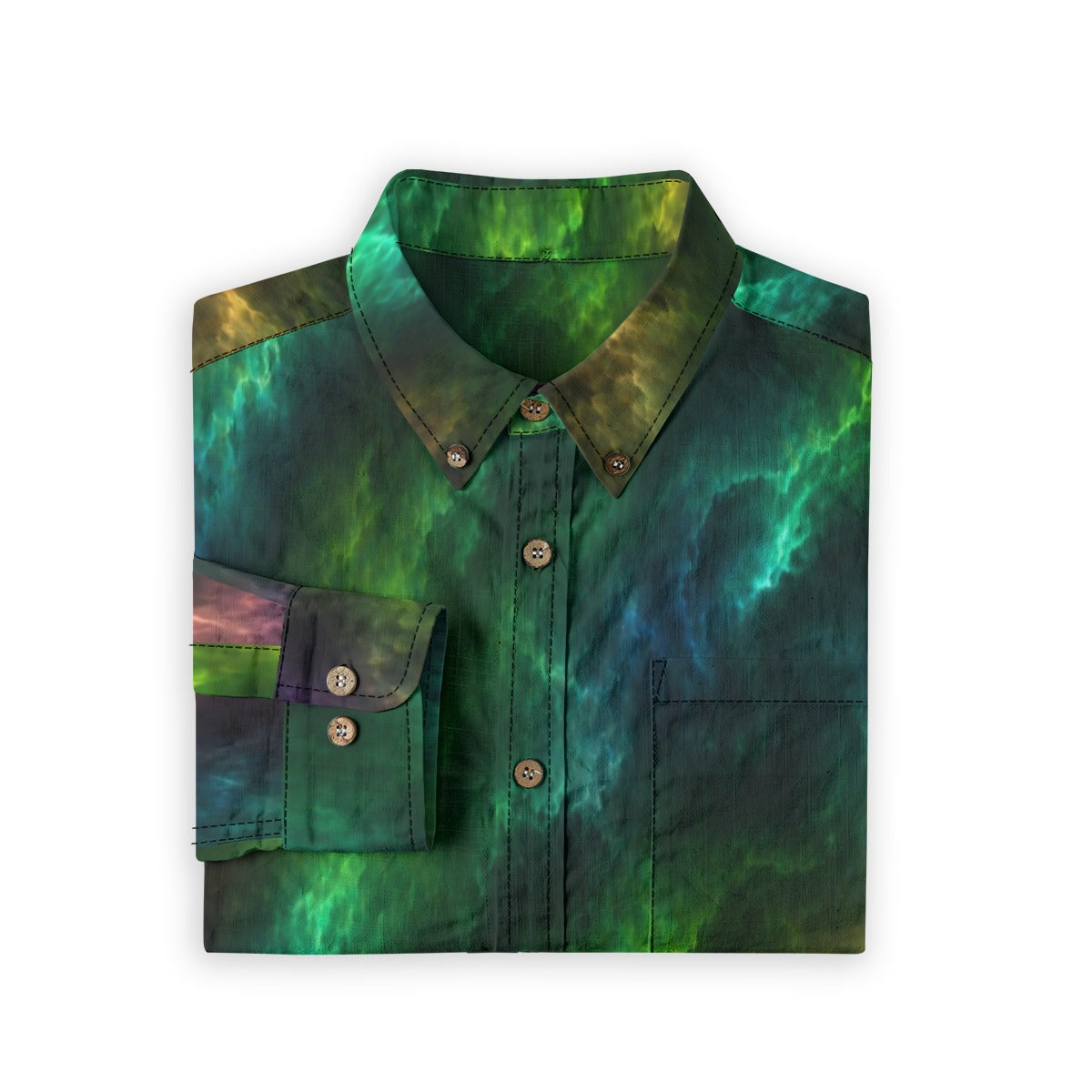 Men's Casual Lapel Long Sleeve Shirt|125GSM Cotton