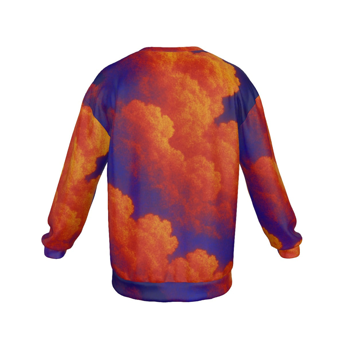 Men's Drop Shoulder Round Neck Long-Sleeved Sweatshirt