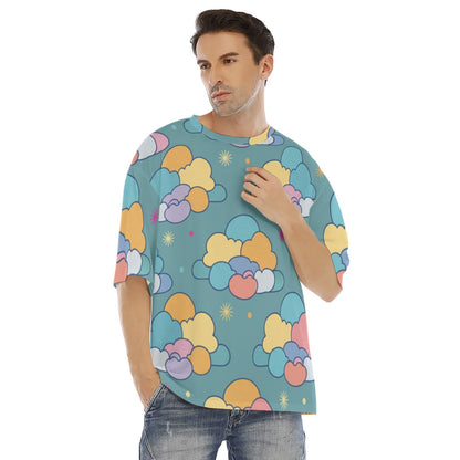 Men's Drop Shoulder T-shirt With Short Sleeve