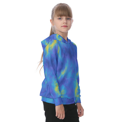 Unisex Kid's Raglan Pullover Hoodie