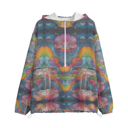 Unisex Pullover Jacket With Zipper Closure