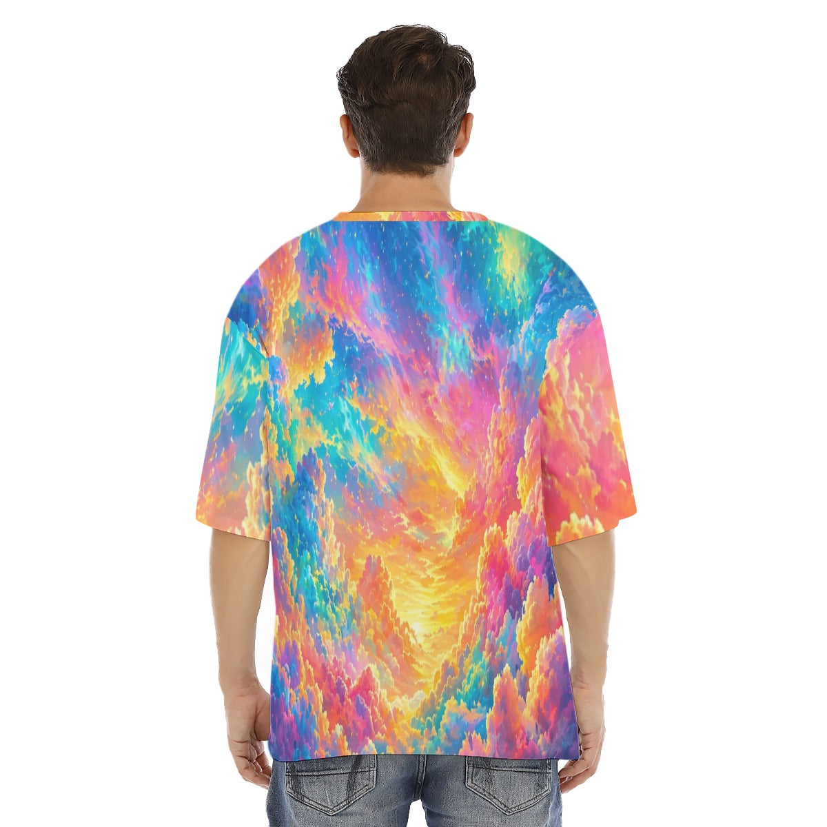 Men's Drop Shoulder T-shirt With Short Sleeve