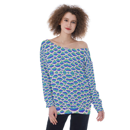 Women's Off-Shoulder Sweatshirt