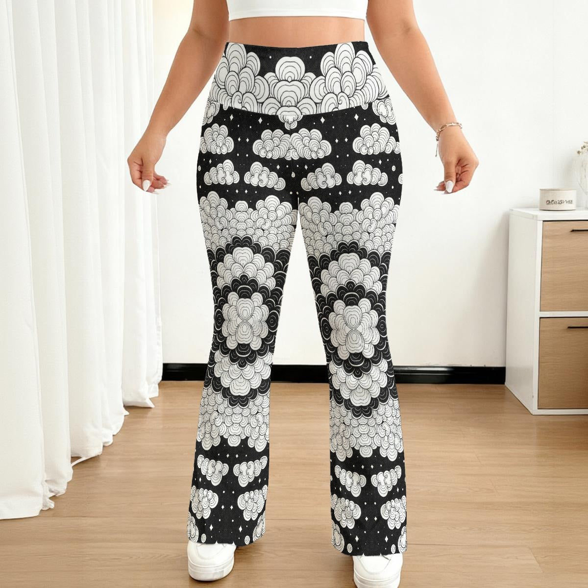 All-over print Women's Flare Yoga Pants