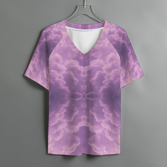 Women's V-neck T-shirt With Short Sleeve