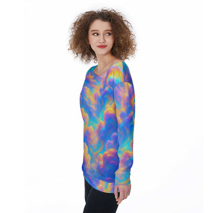 Women's Off-Shoulder Sweatshirt