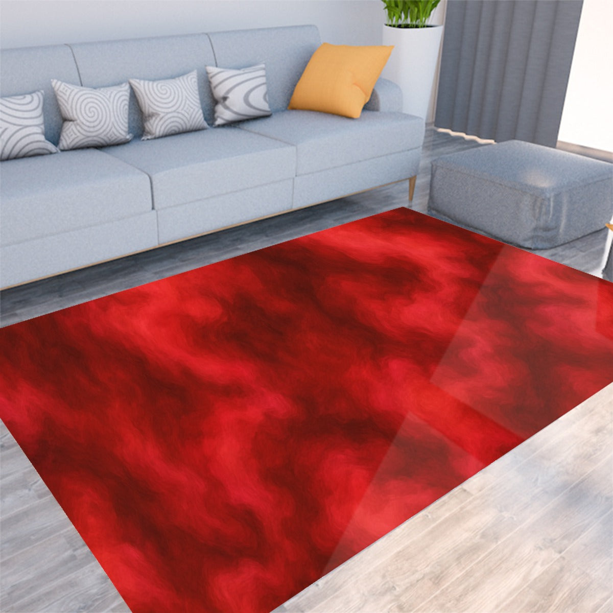 Unisex Foldable Rectangular Thickened Floor Mat