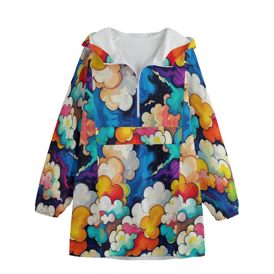 Unisex Windbreaker Long Jacket