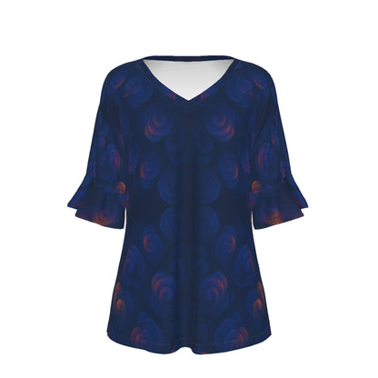 Women's T-shirt With Bell Sleeve