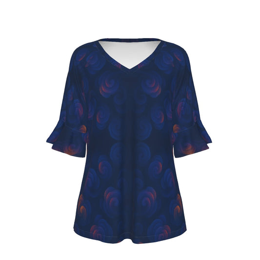 Women's T-shirt With Bell Sleeve