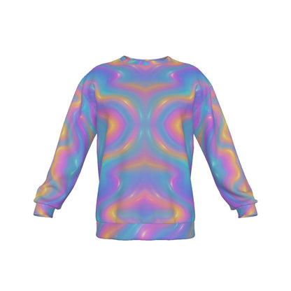 Men's Drop Shoulder Round Neck Long-Sleeved Sweatshirt