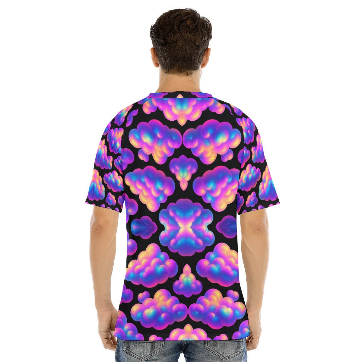 Men's Raglan Sleeve T-shirt With Button Closure