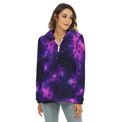 Women’s Borg-Fleece Half-Zip Hoodie - view 3