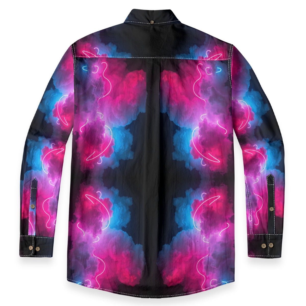 Men's Casual Lapel Long Sleeve Shirt|125GSM Cotton